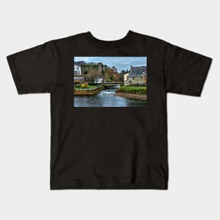 The Castle At Brecon in Wales Kids T-Shirt